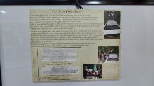 Data dan foto makam Bah Baki, sosok yang diyakini menjadi cikal bakal wilayah Baki, Sukoharjo, Jawa Tengah. Data dan foto ini dipamerkan dalam pameran sejarah di Kecamatan Baki, September 2025.