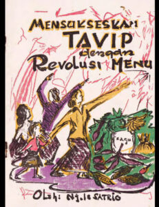 Sampul buku "Mensukseskan Tavip dengan Revolusi Menu" (Foto: Pribadi)