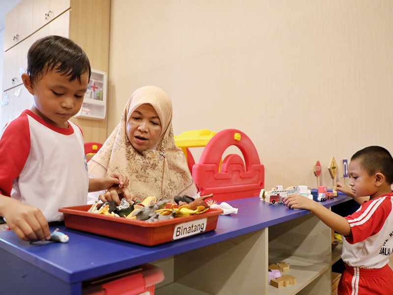 Ilustrasi daycare (Foto: Andri Widiyanto/beritajakarta.id)